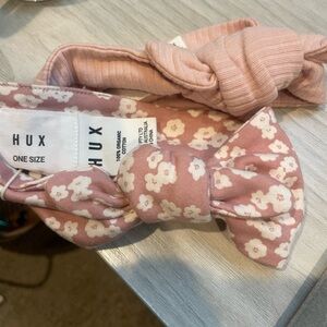 Huxbaby Blush and Floral Hairband Duo
